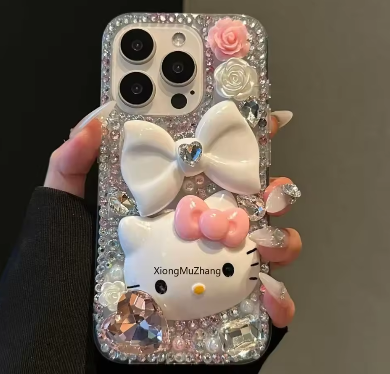 Hello Kitty Bling S25 Samsung Case