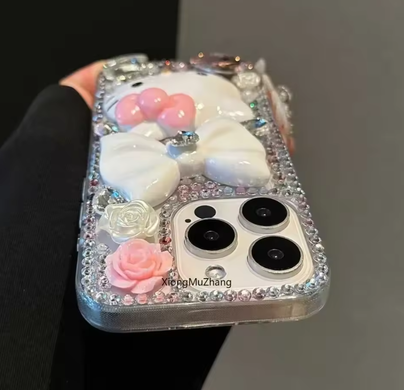 Hello Kitty Bling S25 Samsung Case