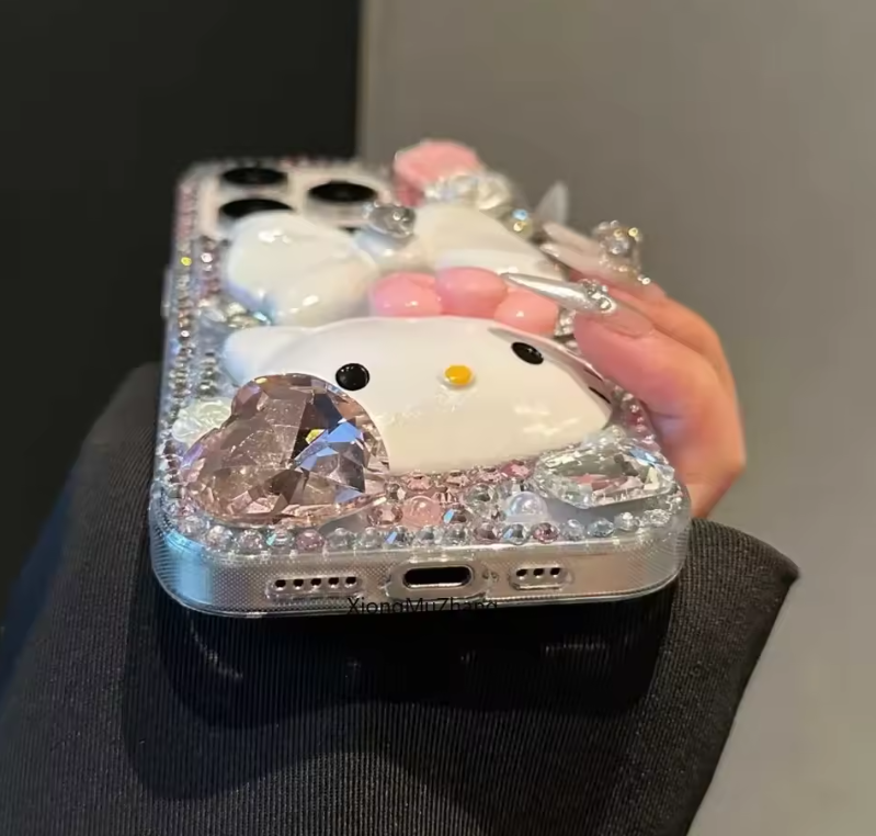 Hello Kitty Bling S25 Samsung Case