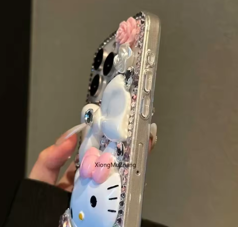 Hello Kitty Bling S25 Samsung Case
