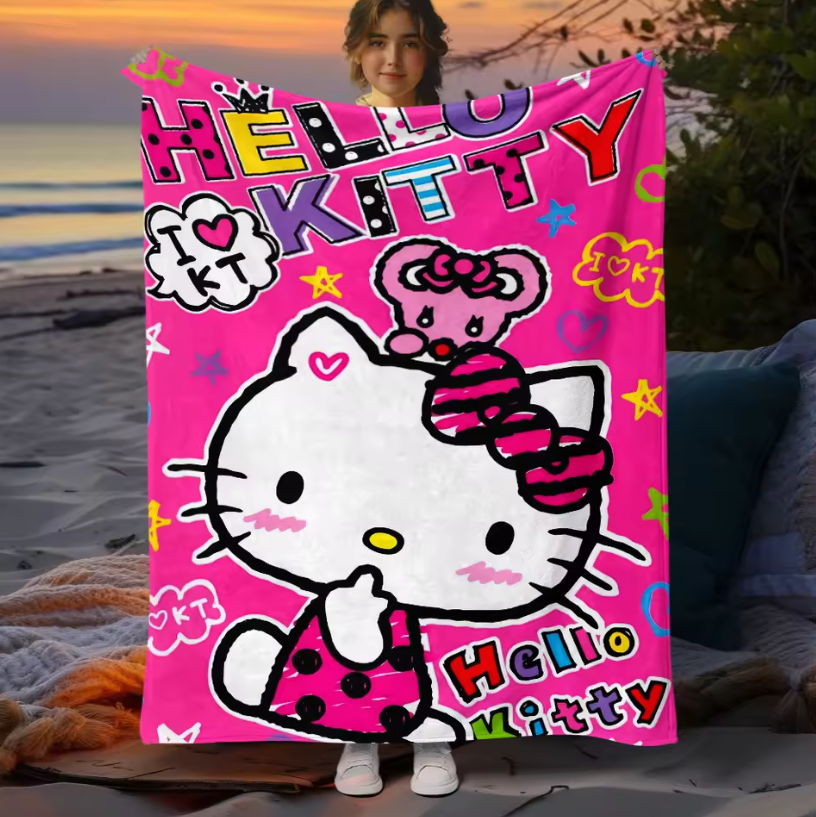 Sanrio Hello Kitty Throw Blanket