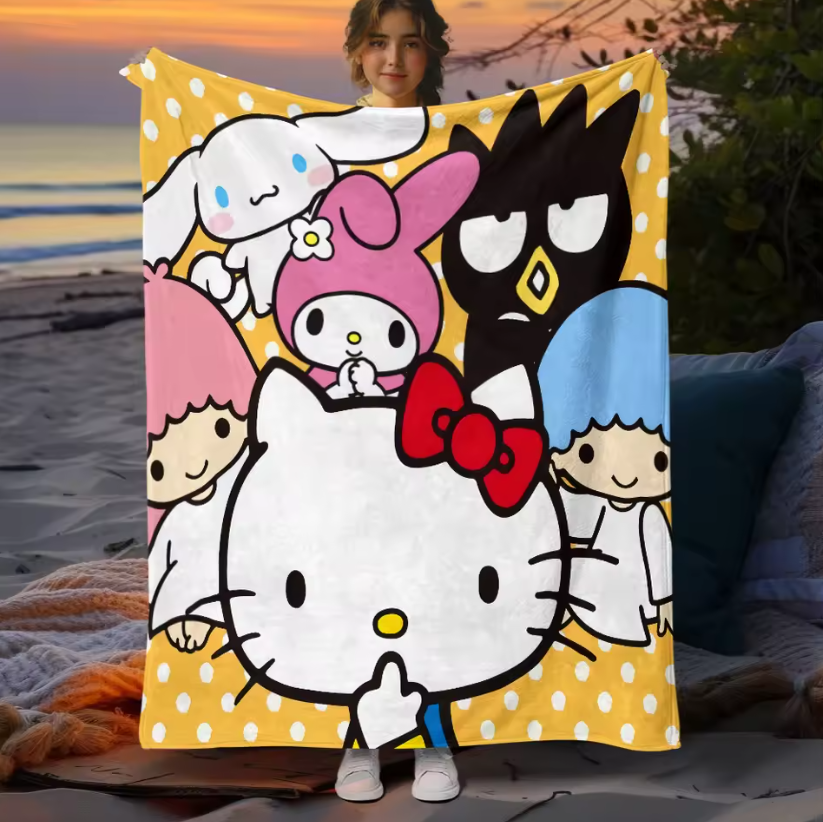 Sanrio Hello Kitty Throw Blanket