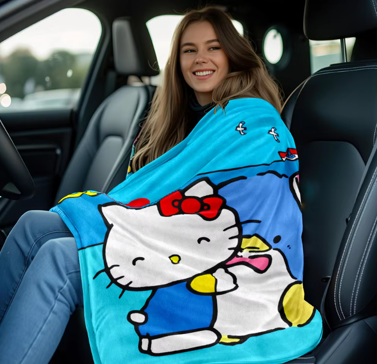 Sanrio Hello Kitty Throw Blanket