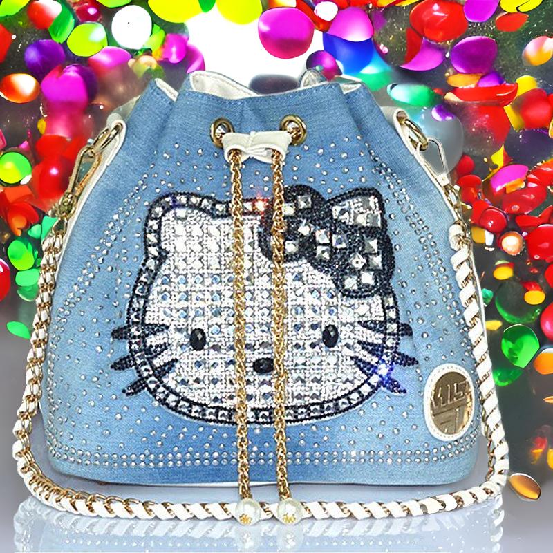 Hello kitty 2024 denim purse