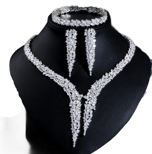 heavy bridal necklace set