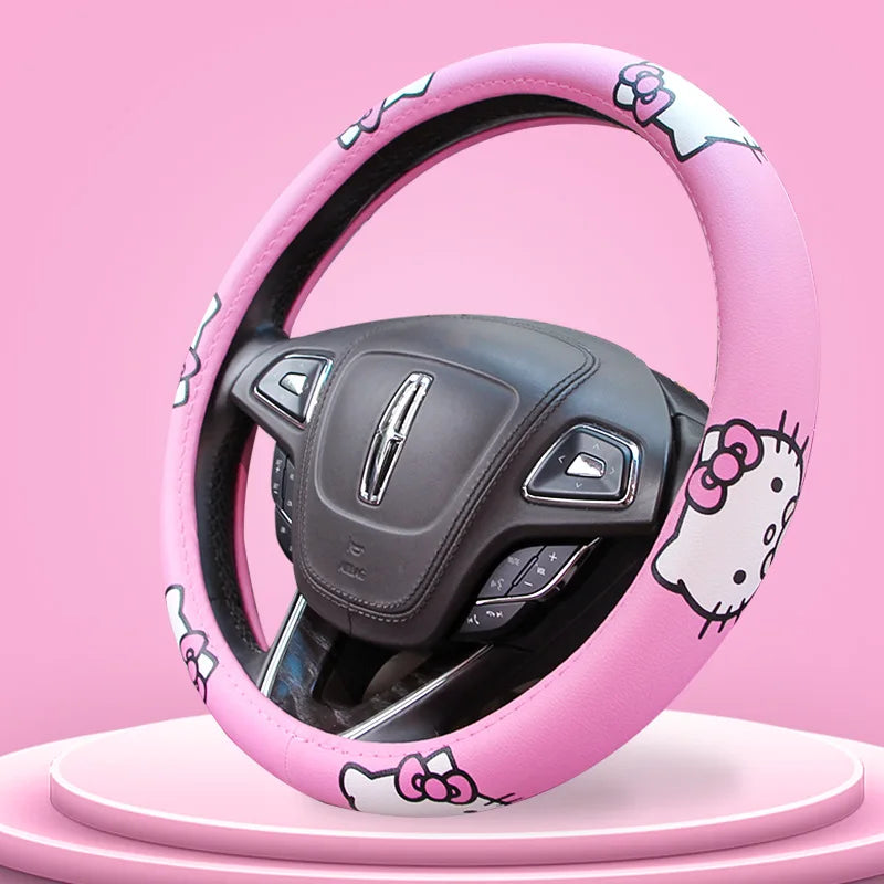 Hello Kitty Steering Wheel Cover