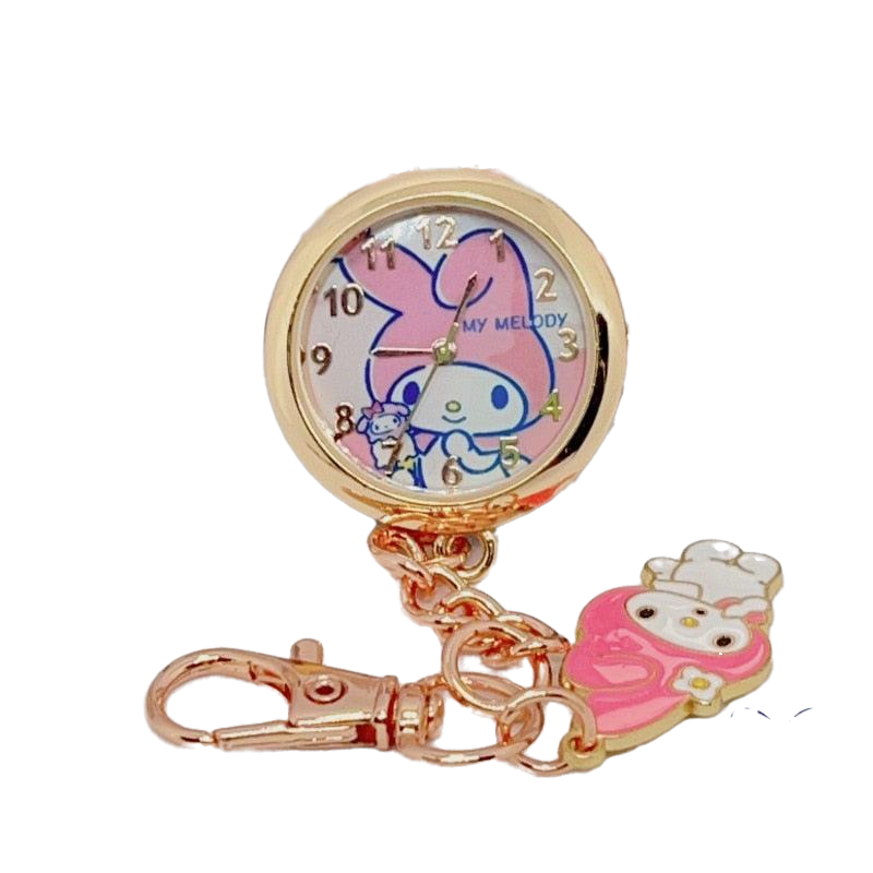 Sanrio Pocket Watch Keychain | Charming Accessory | Cute