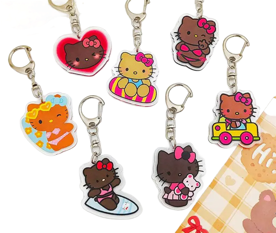 Hello Kitty Hawaii Acrylic Keychain