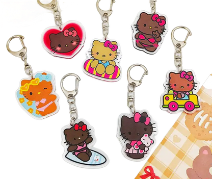 Hello Kitty Hawaii Acrylic Keychain