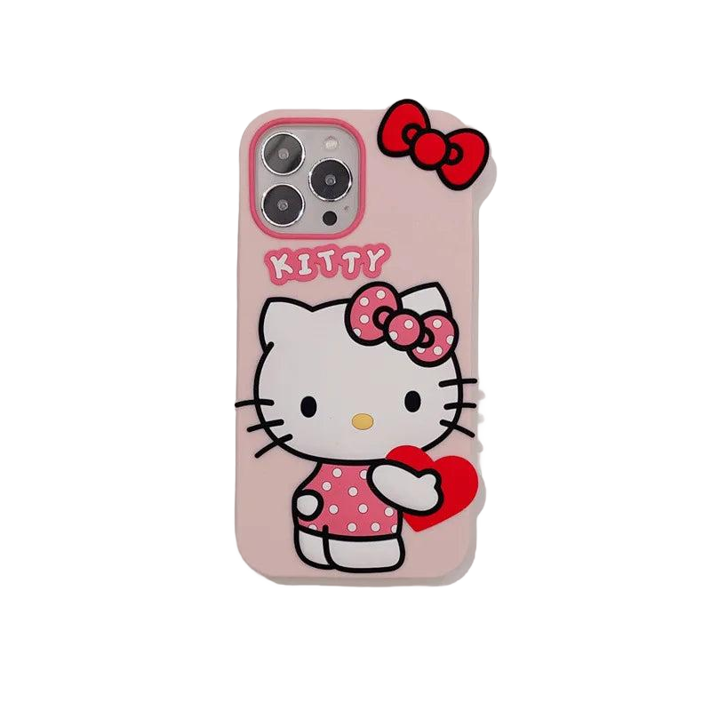 Hello Kitty Silicone Phone Case | iPhone 11 Silicone Case 