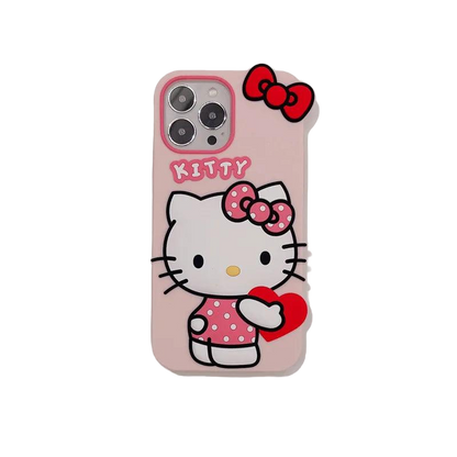 Hello Kitty Silicone Phone Case | iPhone 11 Silicone Case 