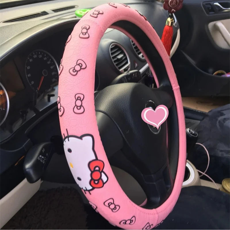 Hello Kitty Steering Wheel Cover