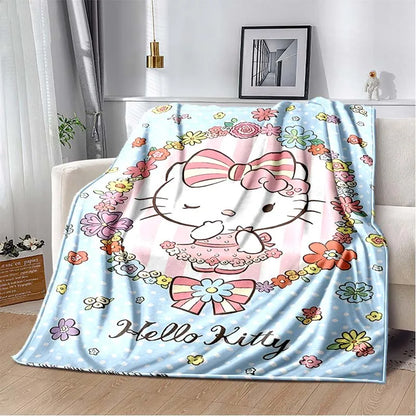 Hello Kitty Heart Blanket