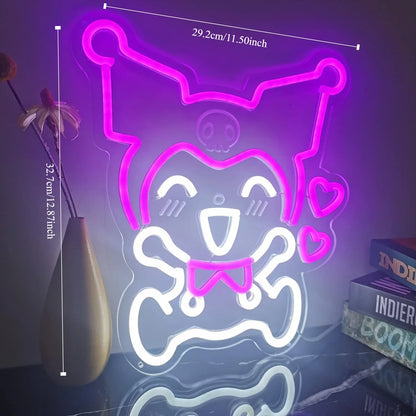 Kuromi Neon LED Light