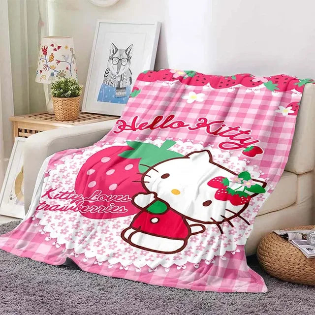 Hello Kitty Plush Blanket King Size