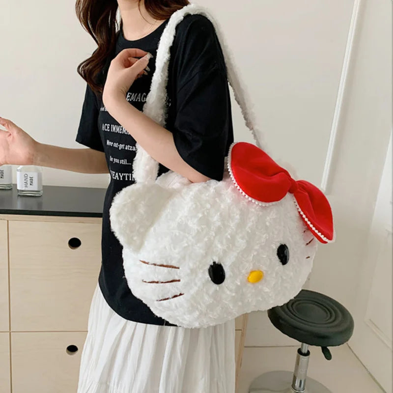 Hello Kitty Plush Bow Bag