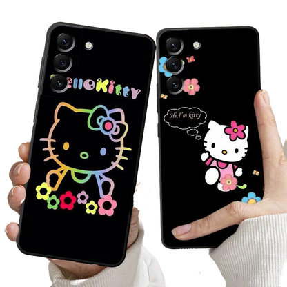 Hello Kitty Galaxy Phone Case | Black | Sleek & Anti-Scratch