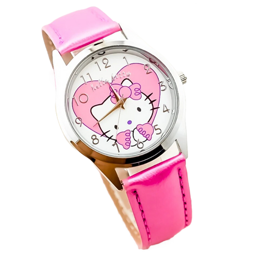 Hello Kitty Pink Wristwatch | Cute & Durable, Ideal for Kids