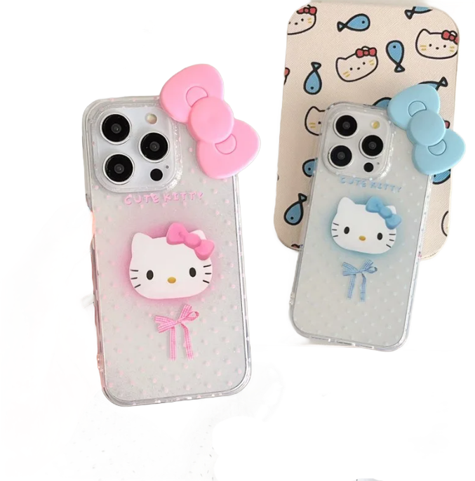 Matching Hello Kitty Phone Cases | Couples' Set | Stylish & Durable