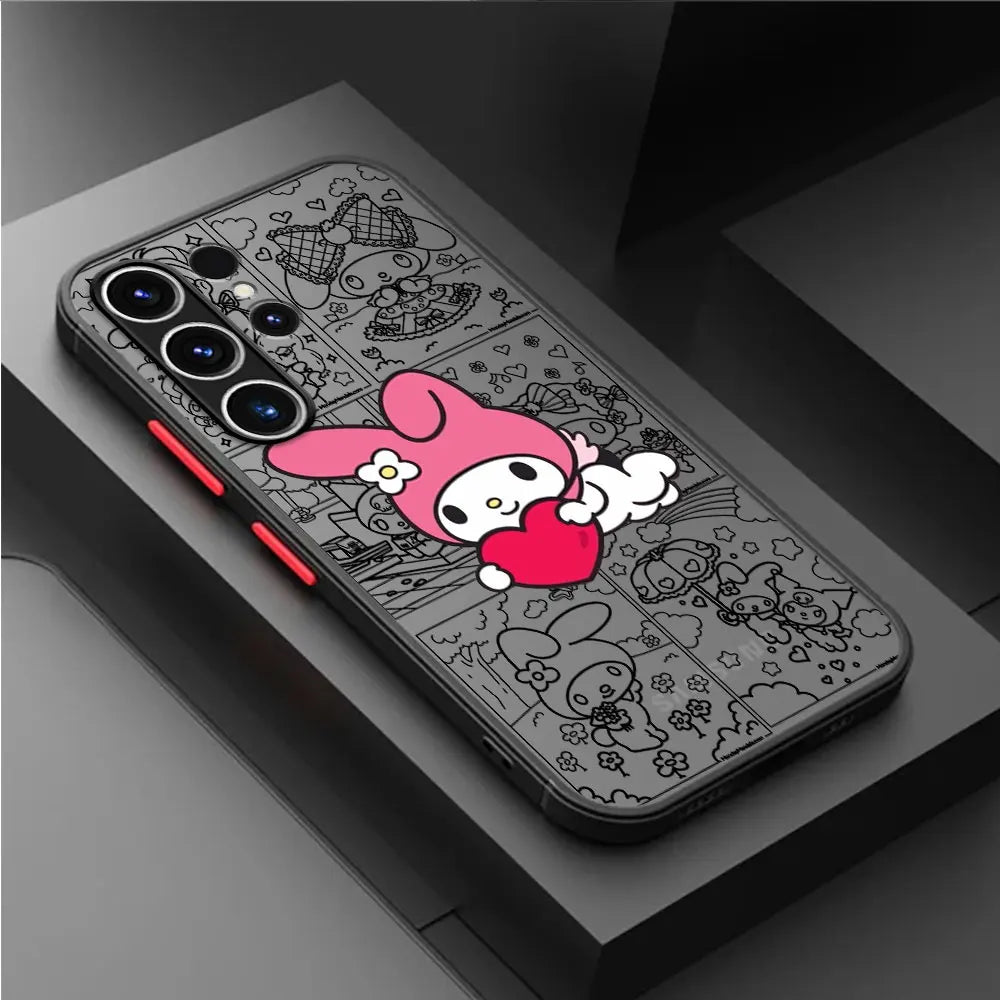 Kuromi x My Melody Samsung Case With a Bow