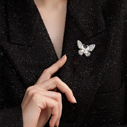 Butterfly Pearl Brooch