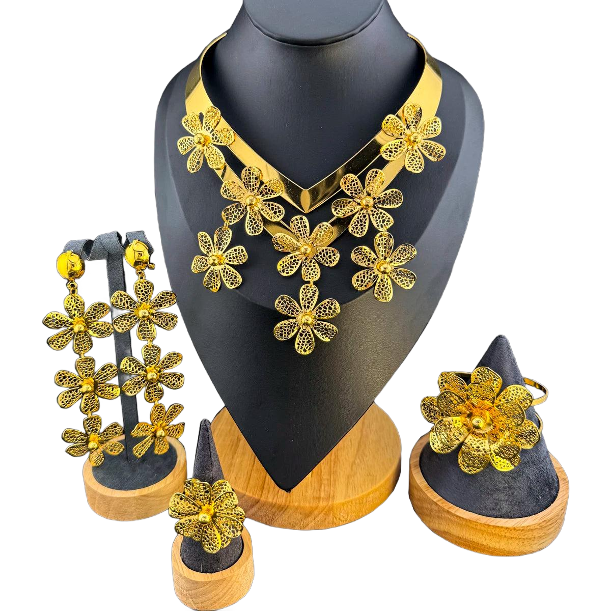 Gold Bridal Jewelry Set | Bridal Jewelry Dubai 