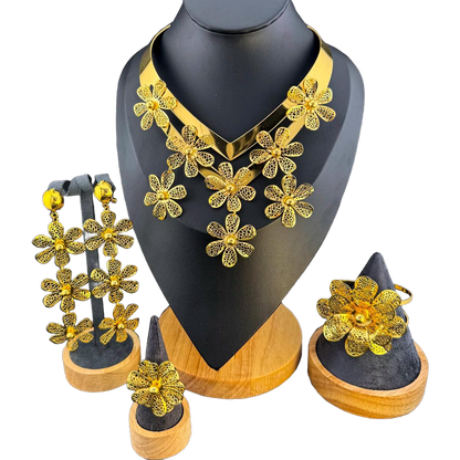 Gold Bridal Jewelry Set | Bridal Jewelry Dubai 