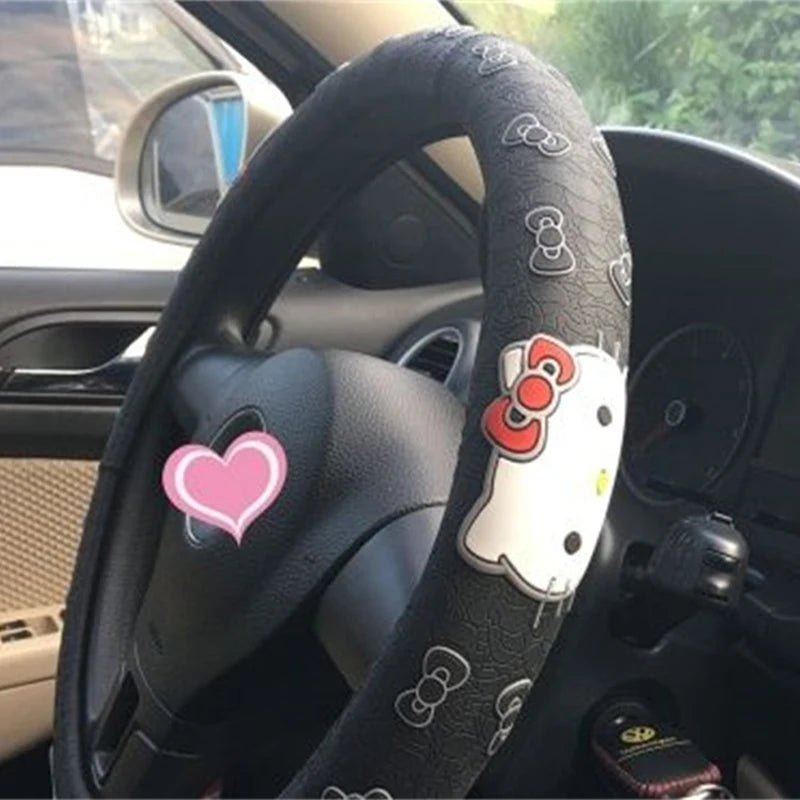 Hello Kitty Steering Wheel Cover