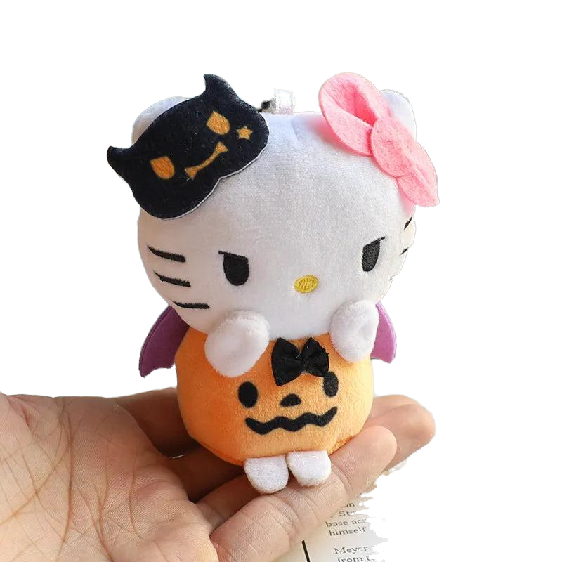 Cute Sanrio Halloween Plush Keychain