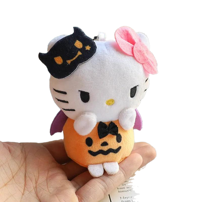 Cute Sanrio Halloween Plush Keychain