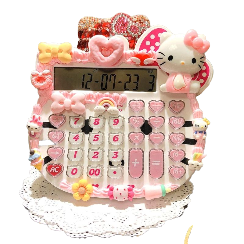 hello kitty pink calculator