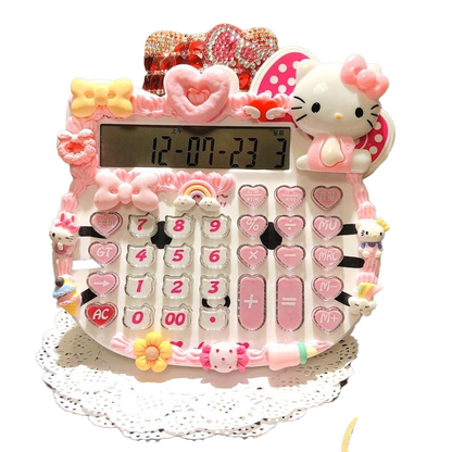 hello kitty pink calculator