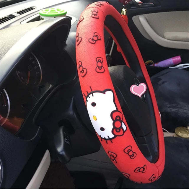 Hello Kitty Steering Wheel Cover