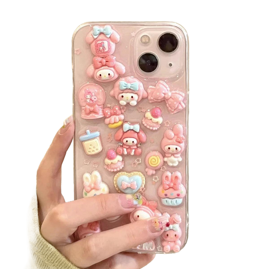 My Melody 3D Phone Case | Unique Textured Design | Impact Resistant