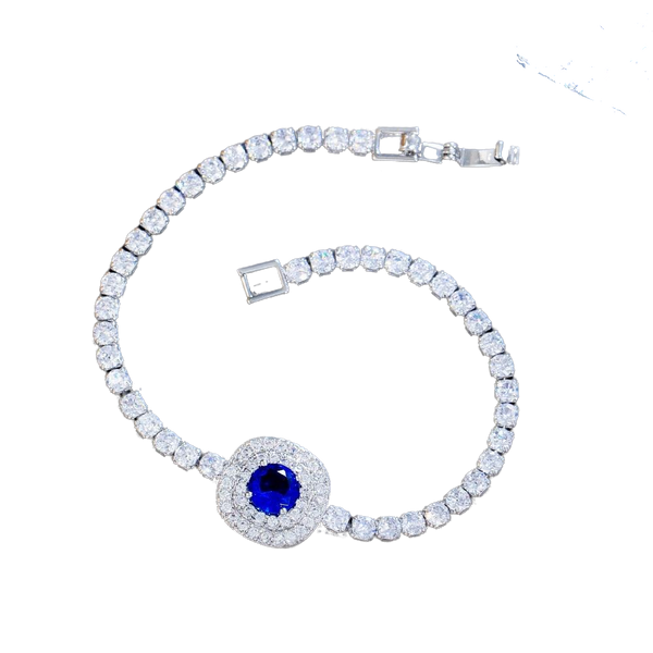 Shiny Zirconia Crystal Tennis Chain Bracelet