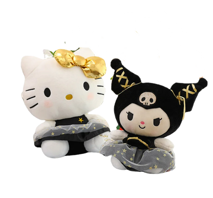 Hello Kitty x Kuromi Plushies