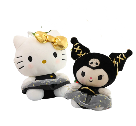 Hello Kitty x Kuromi Plushies