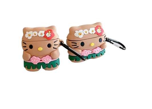 Hawaii Hello Kitty AirPods Case | Tropical Design | Durable