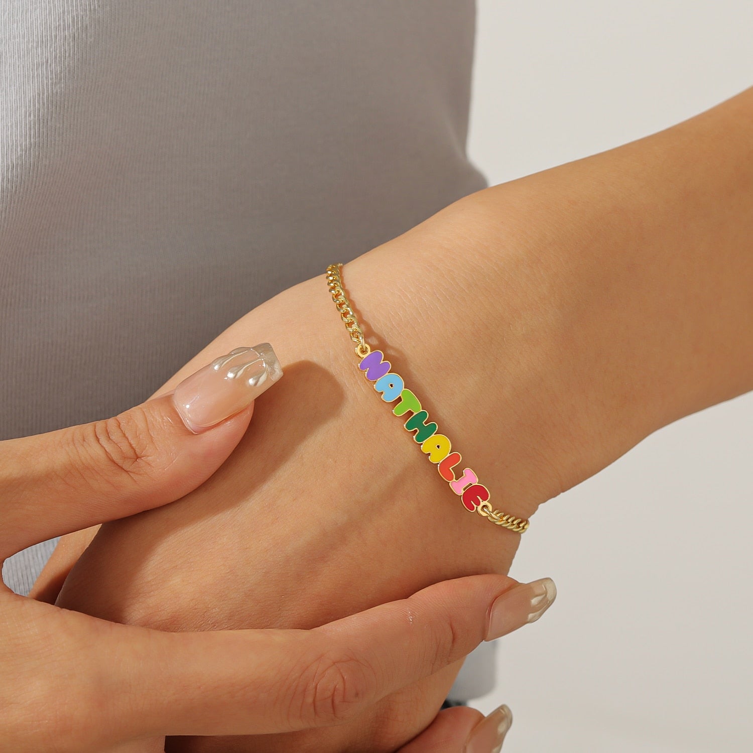 Custom Rainbow Bracelets