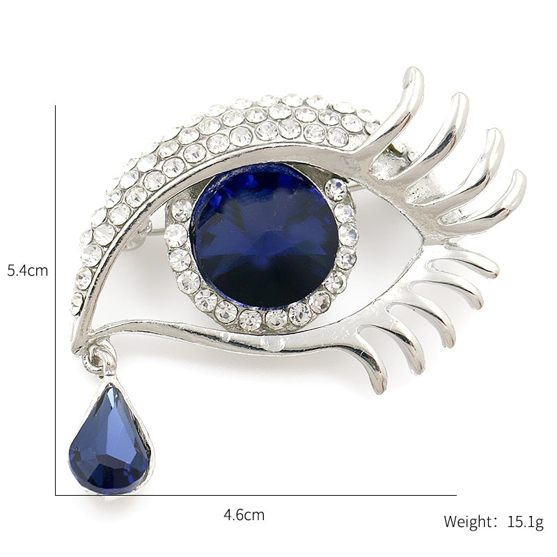 Evil Eye Brooch