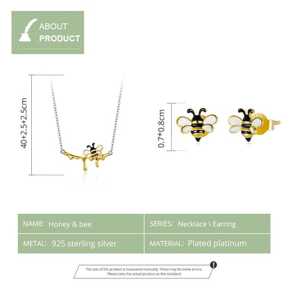 Honey Bee Jewelry Set