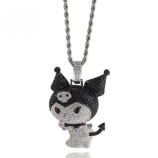 Stylish Kuromi Necklace | Hip Hop Jewelry 