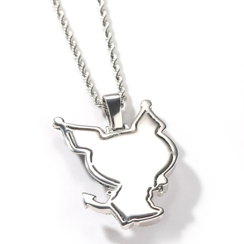 Kuromi Hip Hop Iced Out Necklace