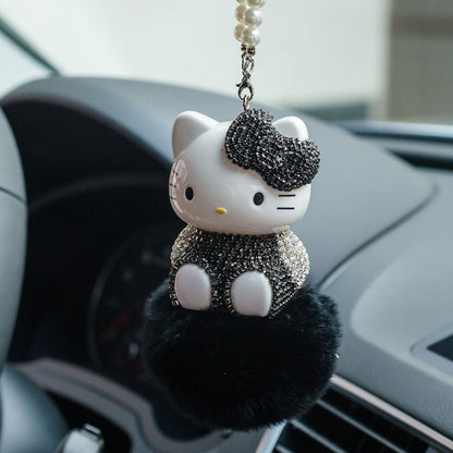 Hello Kitty Plush Car Pendant