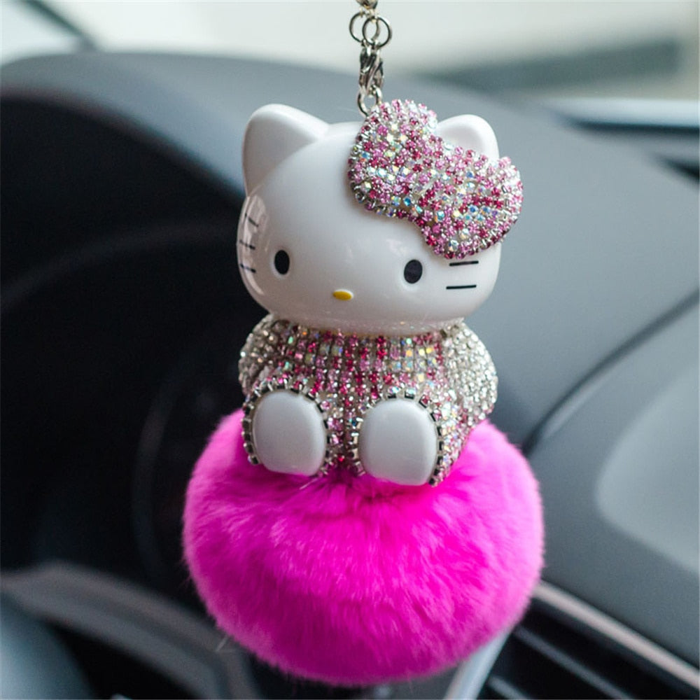 Hello Kitty Car Plush Pendant