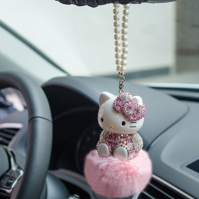 Hello Kitty Car Plush Pendant