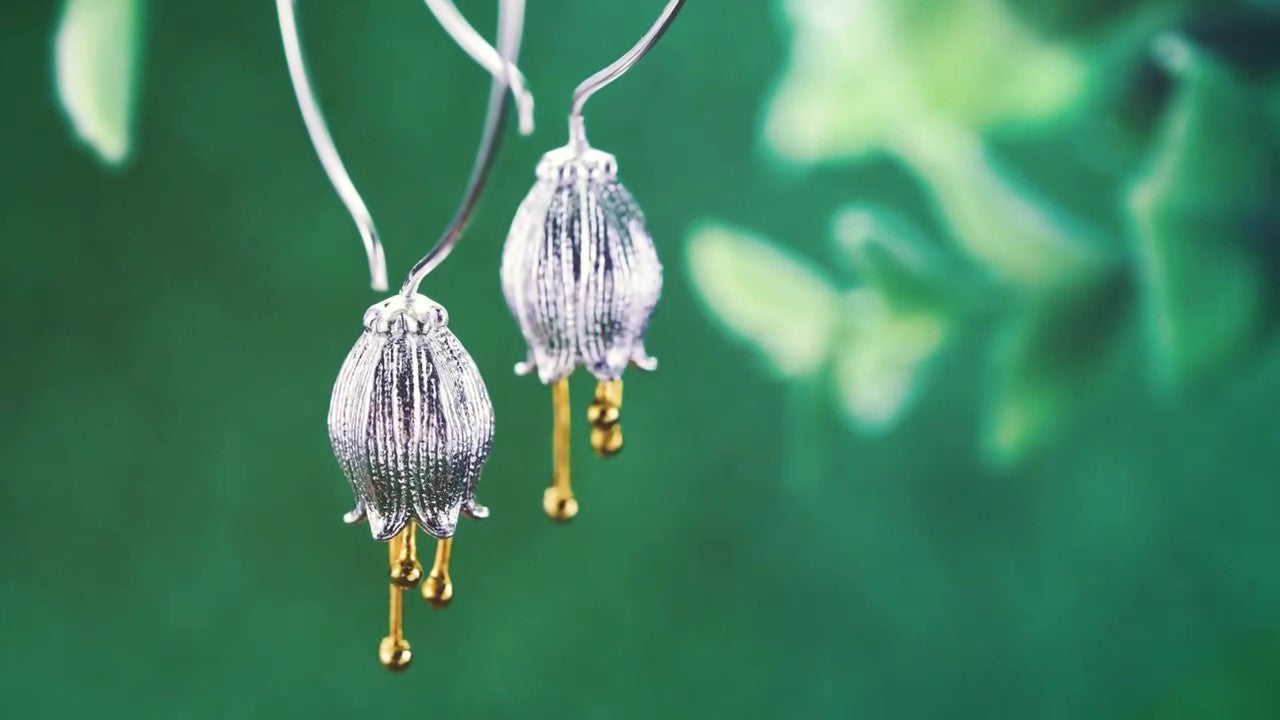 Fresh Bell Flower Dangle Earrings