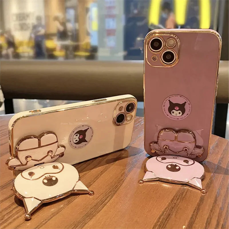 Kuromi Samsung Phone Case With Mirror