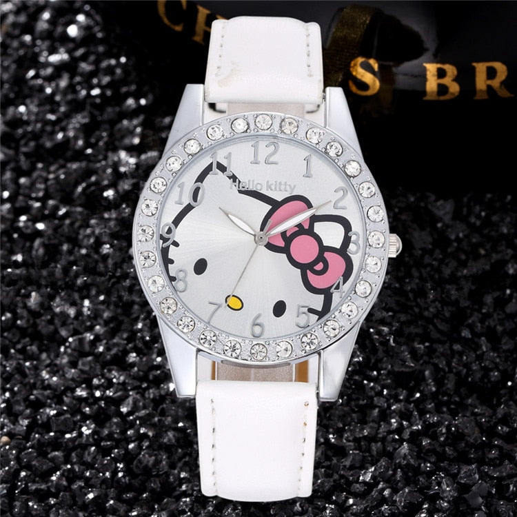 Hello Kitty Kids Rhinestones Watch