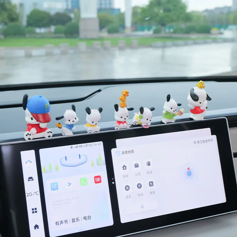 Pochacco Action Figure Car Decoration